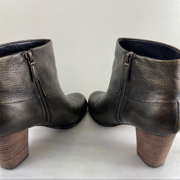 Cole Haan Cassidy Metallic Bronze Ankle Booties - Picture 5 of 7